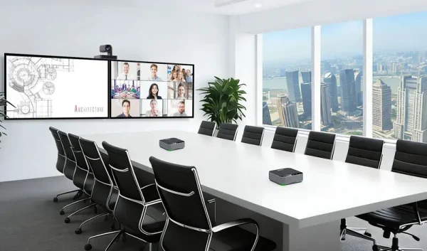 Bedienung A6W Konferenzraum Freisprech Mikrofonsystem COMREON® A6W